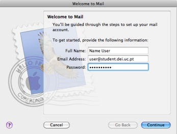 Apple Mail step 1